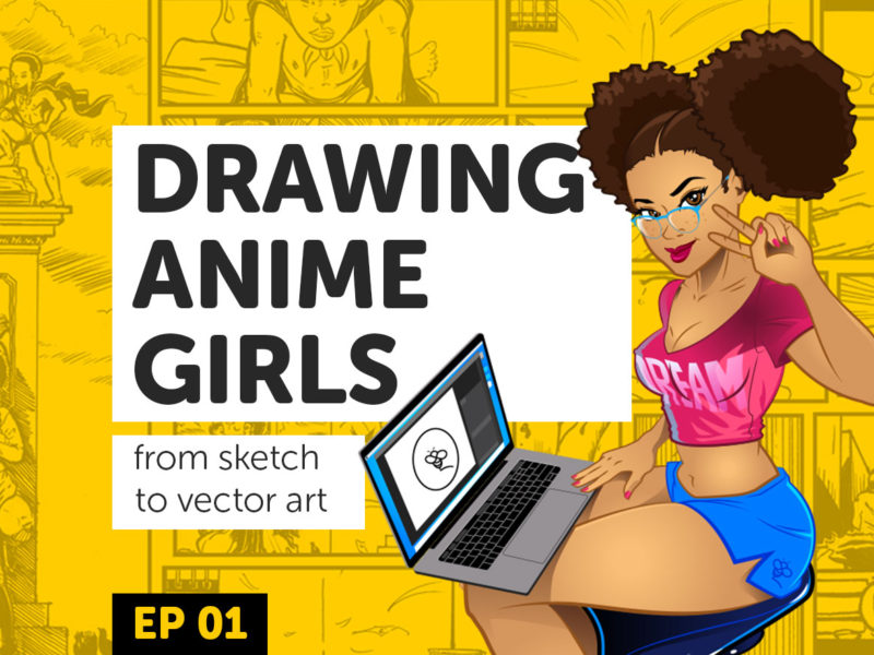 Drawing Anime Girls Ep 1